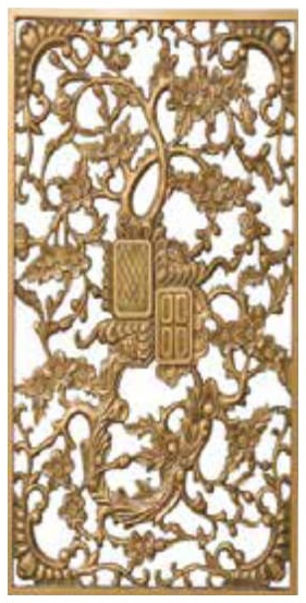 Bông gió nhôm đúc BG009