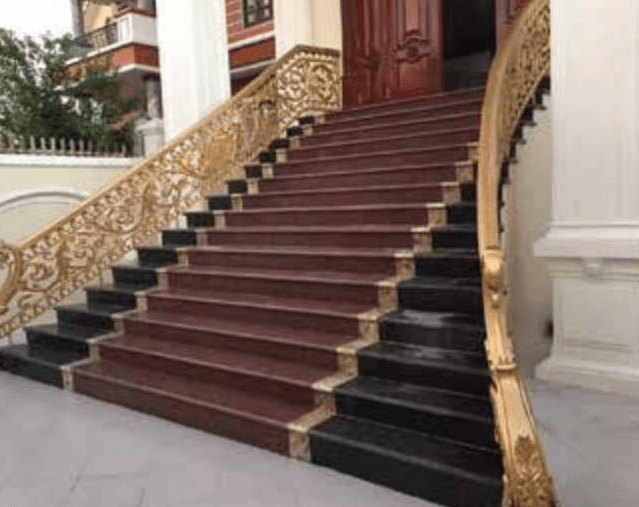 Cầu thang nhôm đúc CT016