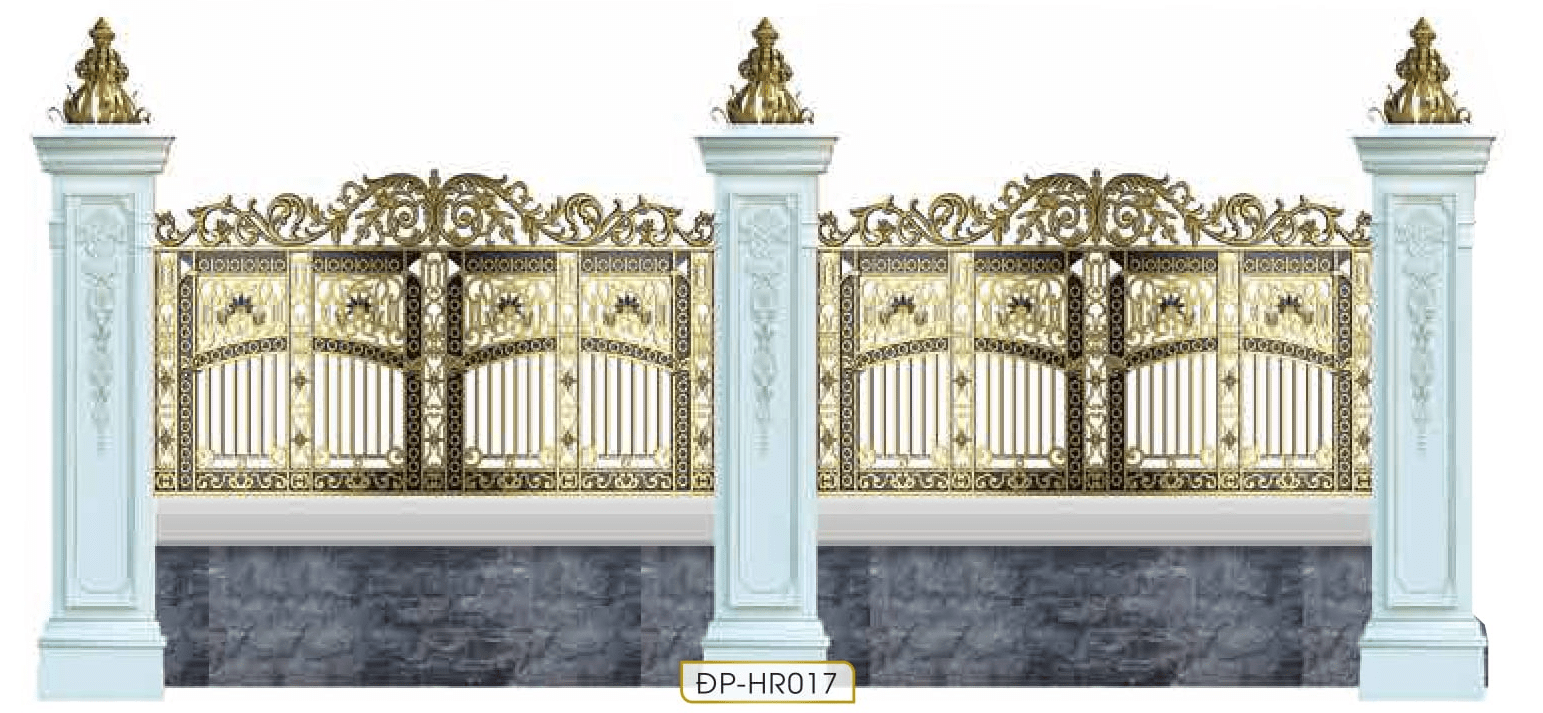 Hàng rào nhôm đúc HR017