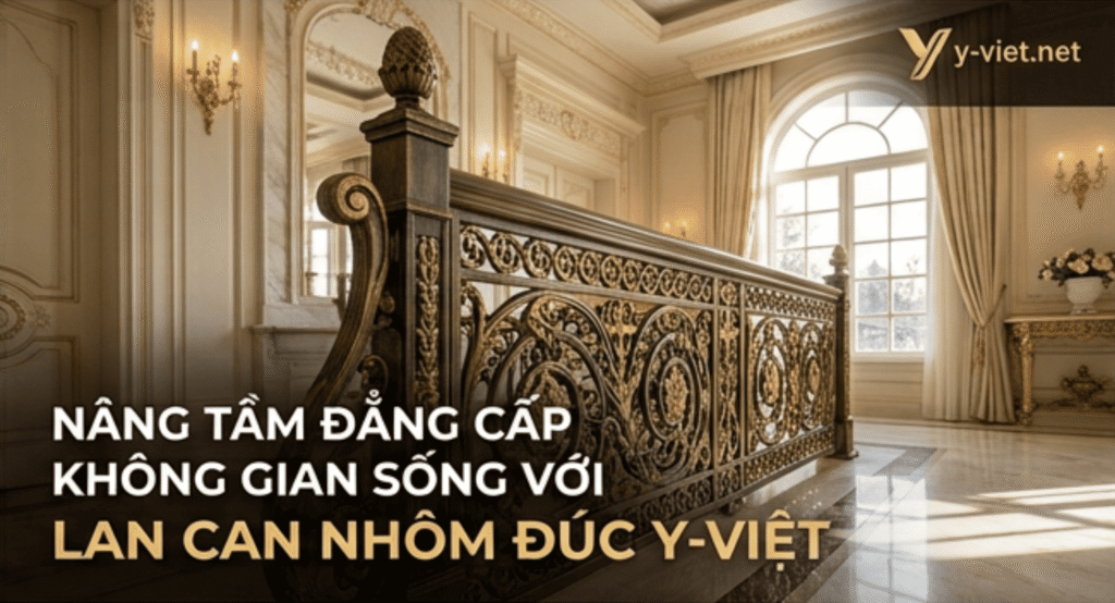 Lan can nhôm đúc cho cầu thang bộ: An toàn, sang trọng và bền bỉ